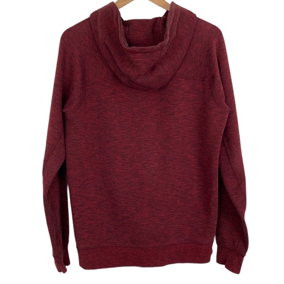 AEO Dark Red Spacedye Hoodie - Picture 4 of 12